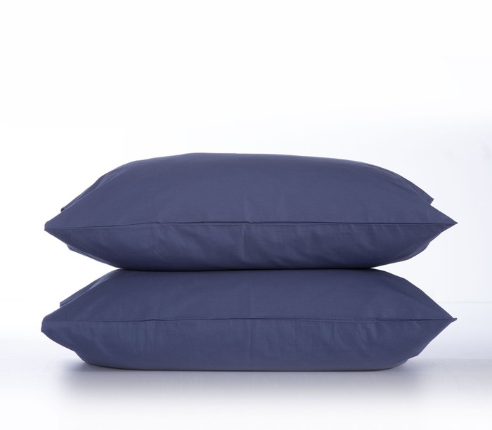 Μαξιλαροθήκες Σέτ 2Τμχ Basic NEF-NEF Indigo  
