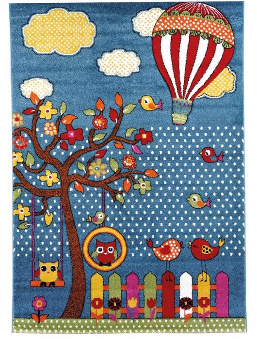 Παιδικό Χαλί 53 BLUE 133x190