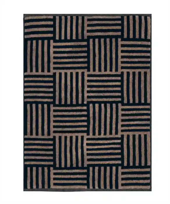 Πατάκι Μπάνιου Onyx 04 ΚΕΝΤΙΑ 50X70 Καφέ-Μαύρο 