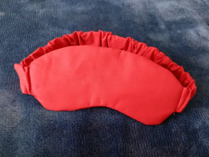 Cotton Sleep Face Mask 1 Pc EFHI  Red  