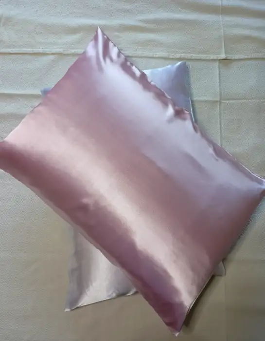 Pillowcases Satin Set 2 Pcs EFHI Pink 