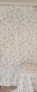 Fabric With Measure Embossed Patterns 1 Piece EFHI Grey Photo 4