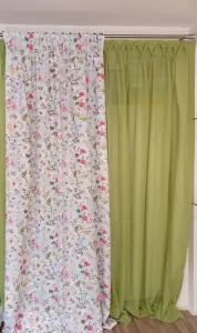  Floral Curtain A 1 Piece EFHI Colorful-Floral