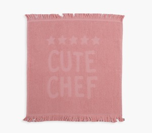 Cup Cloth 1 Piece Cute Chef NEF-NEF Pink 50Χ50  