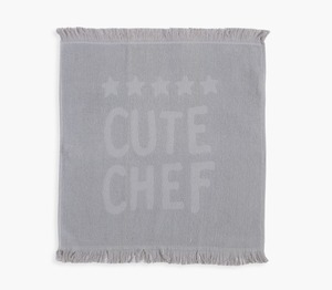 Cup Cloth 1 Piece Cute Chef NEF-NEF Light Grey 50Χ50  