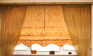 Curtain Roman Window Package together with Traparia