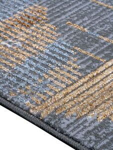 Carpet FEATHERS GRAY GOLD 165x230 Photo 2