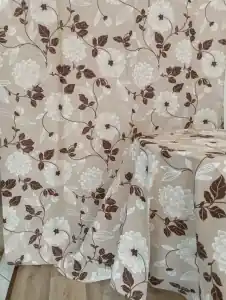 Fabric With The Floral Meter B 1 Piece EFHI Brown-Floral