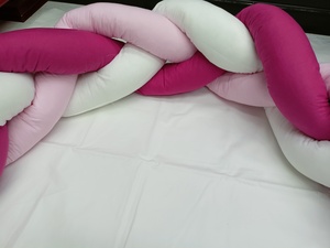 Braid Bed EFHI 1 Piece EFHI Fuchsia-Pink-White  