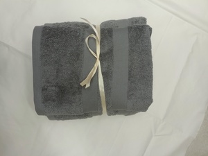 Towels Set 2 Pcs Bath-Face Status NEF-NEF Grey 