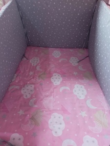 Panta Baby's Cradle EFHI 1 Pc EFHI Pink-Grey  Photo 3