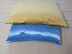 Pillowcases Satin Set 2 Pcs EFHI Light Blue  Photo 2