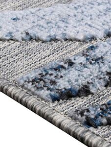 Carpet TISSER GRAY BLUE 67x400 Photo 2
