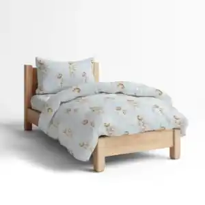 Κουβερλί Παιδικό Μονό Σέτ 2Τμχ Goodnight BOREA Σιέλ 