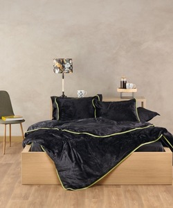 Duvet Cover Double 1Pc Ivanna 30 KENTIA Black  