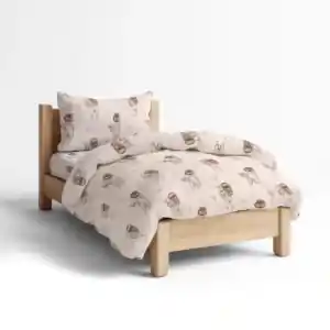 Σεντόνια Παιδικά Μονά Σέτ 3Τμχ Goodnight BOREA Ρόζ 