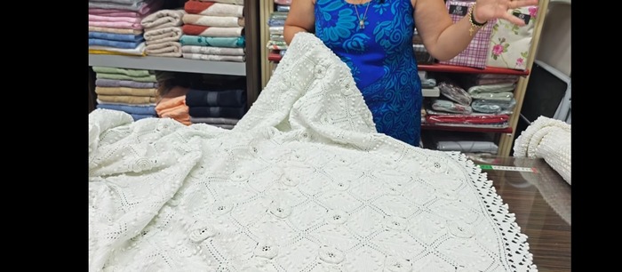 Κουβέρτα Πλεκτή - Κεντητή Μονή ΕΥΧΗ 160x200 Λευκό Κουβέρτα Πλεκτή - Κεντητή Μονή ΕΥΧΗ 160x200 Λευκό